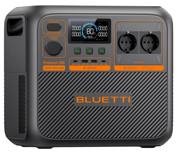 Зарядна станція Bluetti Premium 200 V2, 2700 Вт, 2073 Вт*год